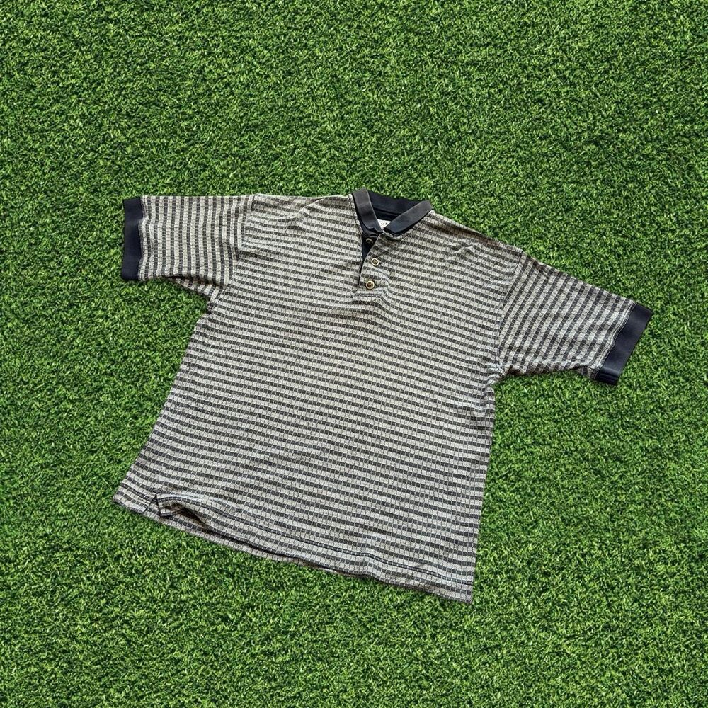 Cutter & Buck boxy fit Y2K cotton ringer polo t shirt